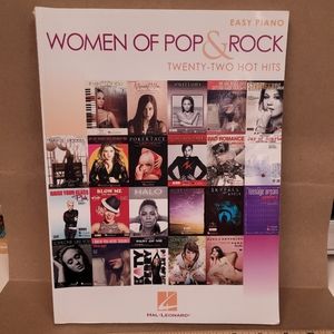 Women of Pop & Rock / Music book / 22 Hits / Easy Piano